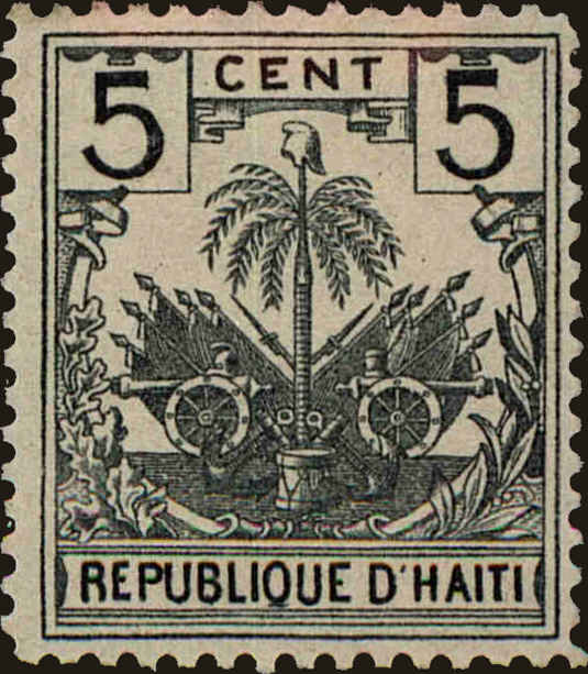 Front view of Haiti 41 collectors stamp