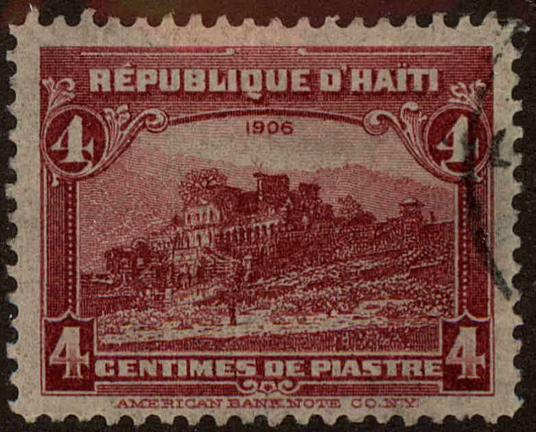 Front view of Haiti 129 collectors stamp
