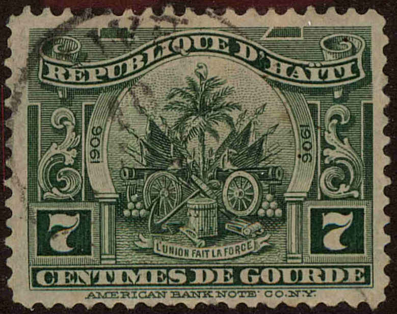 Front view of Haiti 149 collectors stamp
