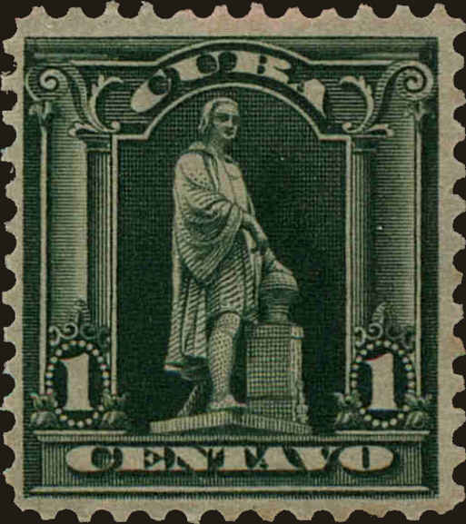 Front view of Cuba (US) 227 collectors stamp