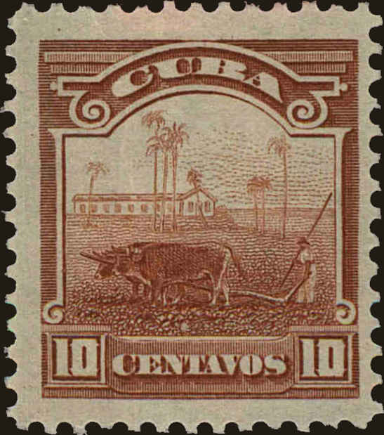 Front view of Cuba (Republic) 237 collectors stamp
