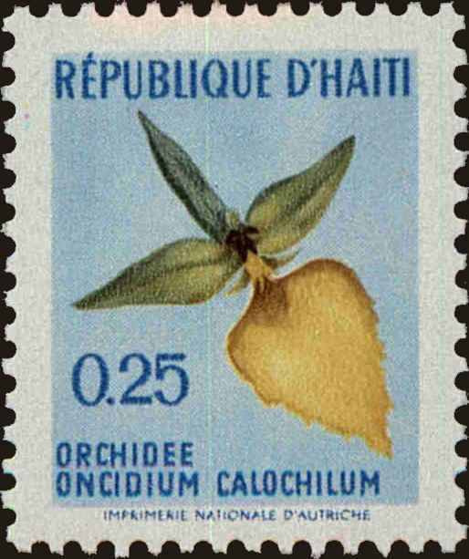 Front view of Haiti 633 collectors stamp
