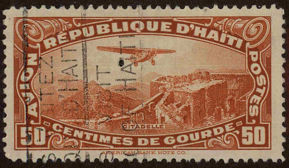 Front view of Haiti C5 collectors stamp