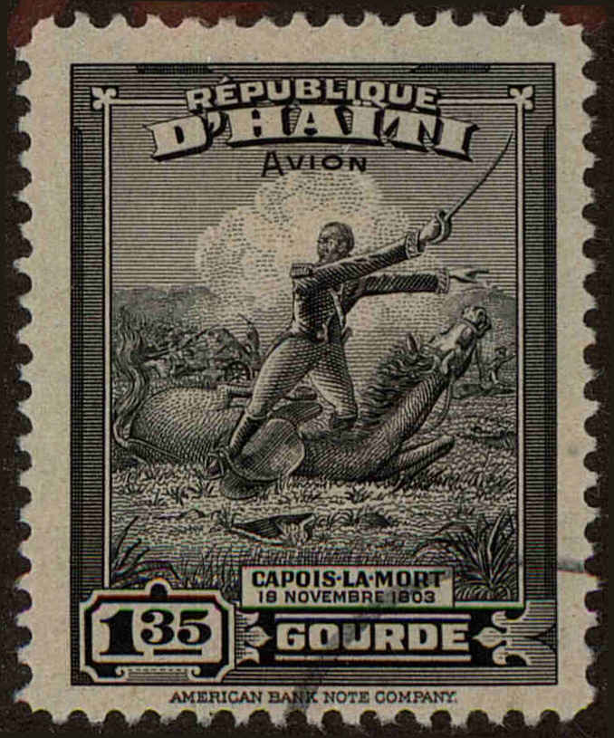 Front view of Haiti C41 collectors stamp