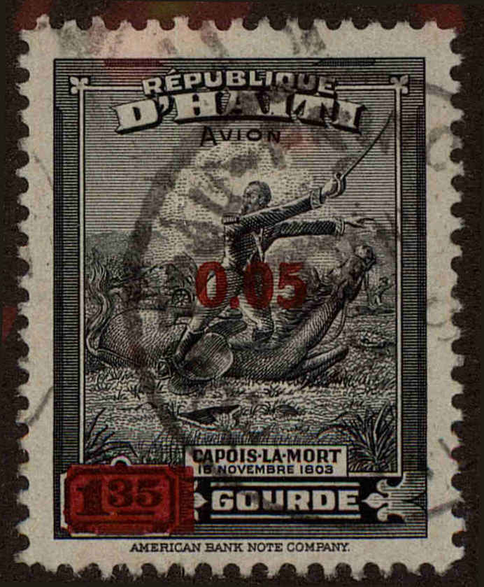 Front view of Haiti C43 collectors stamp