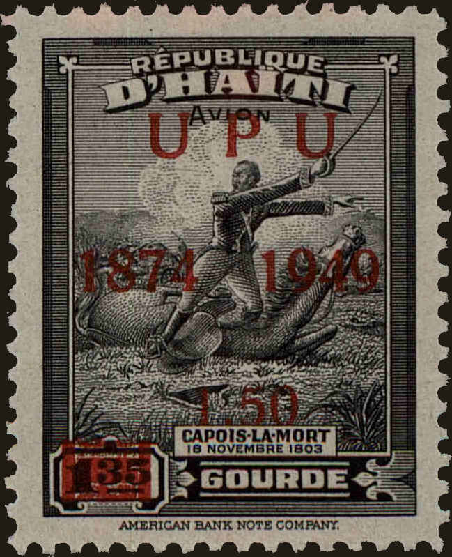 Front view of Haiti C51 collectors stamp