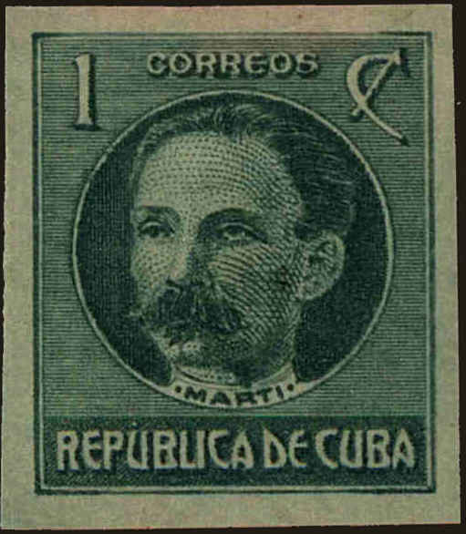 Front view of Cuba (Republic) 280 collectors stamp