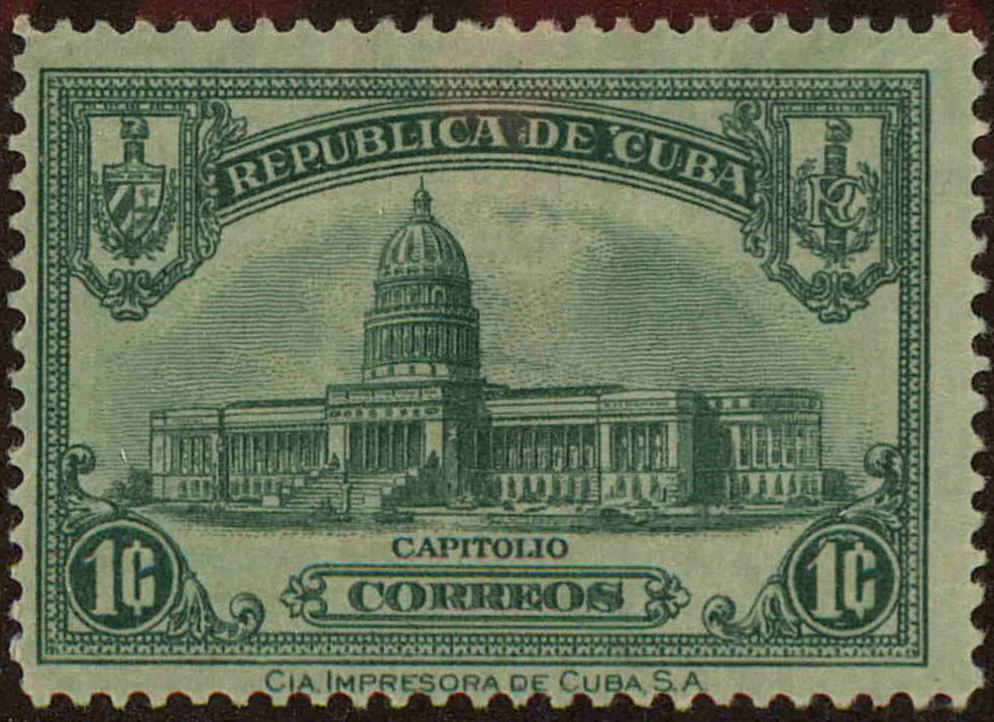 Front view of Cuba (Republic) 294 collectors stamp