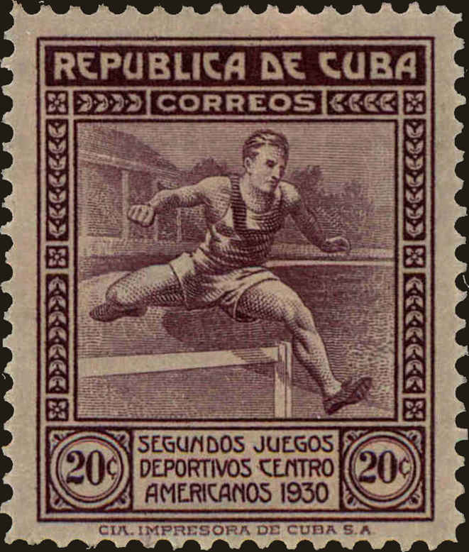 Front view of Cuba (Republic) 303 collectors stamp
