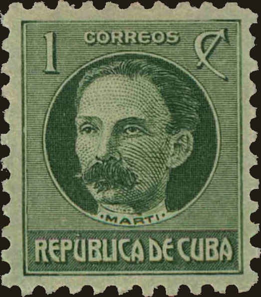 Front view of Cuba (Republic) 304 collectors stamp