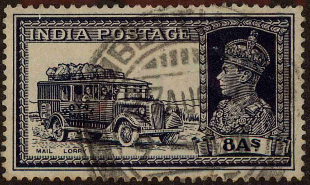 Front view of India 160 collectors stamp