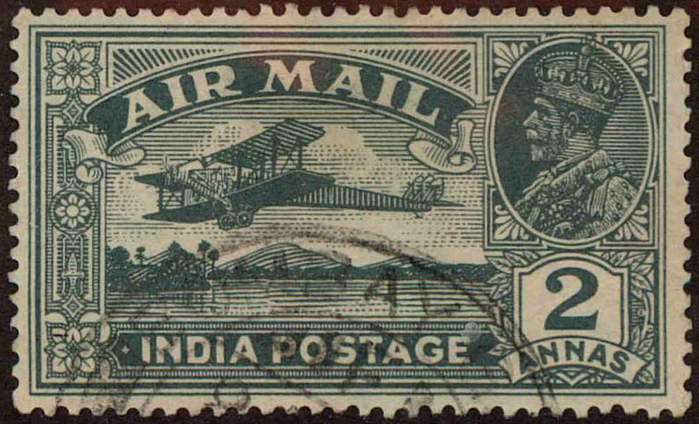 Front view of India C1 collectors stamp