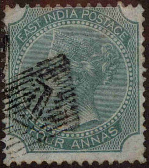 Front view of India 26 collectors stamp
