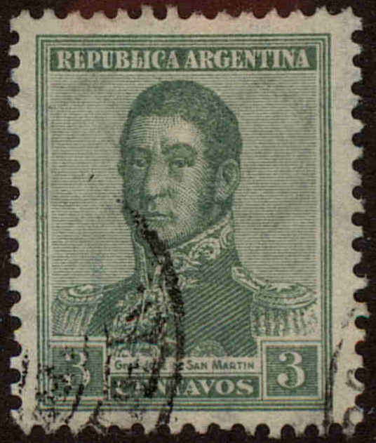 Front view of Argentina 234B collectors stamp