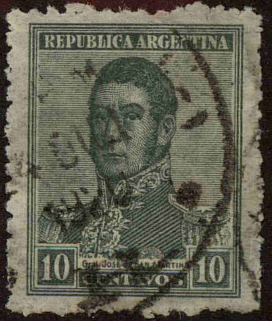 Front view of Argentina 270 collectors stamp