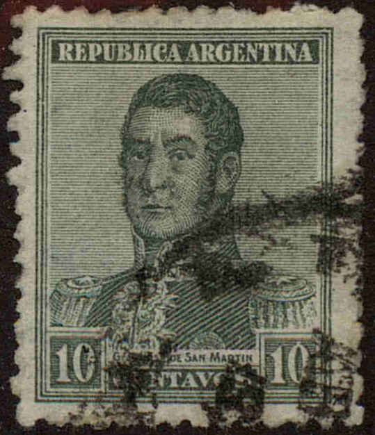 Front view of Argentina 298 collectors stamp