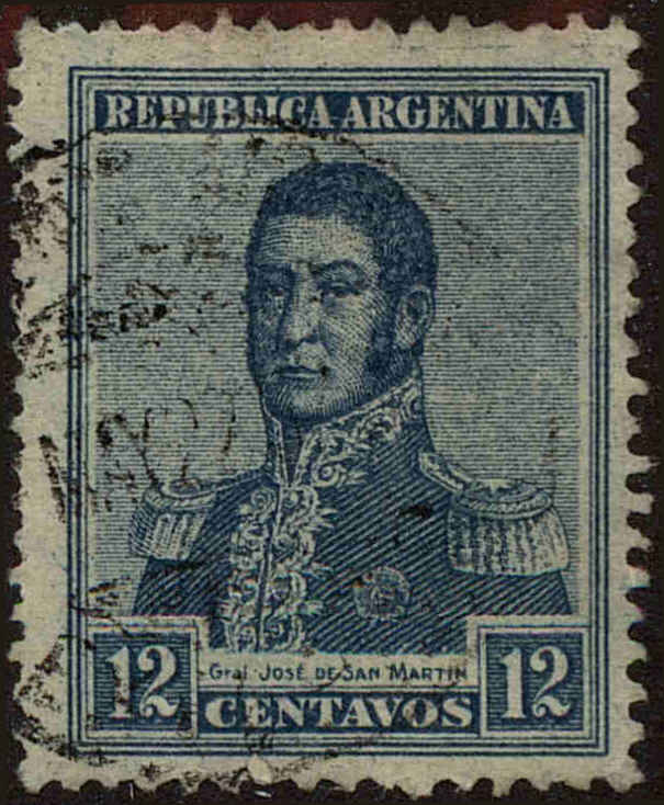 Front view of Argentina 311 collectors stamp