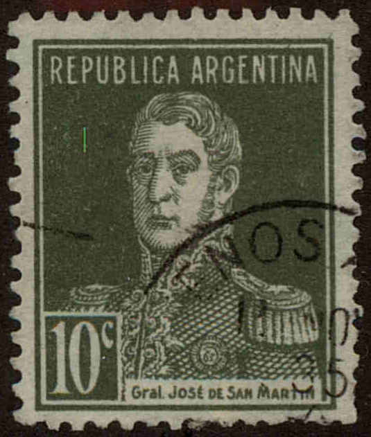 Front view of Argentina 346 collectors stamp