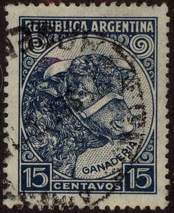 Front view of Argentina 434 collectors stamp