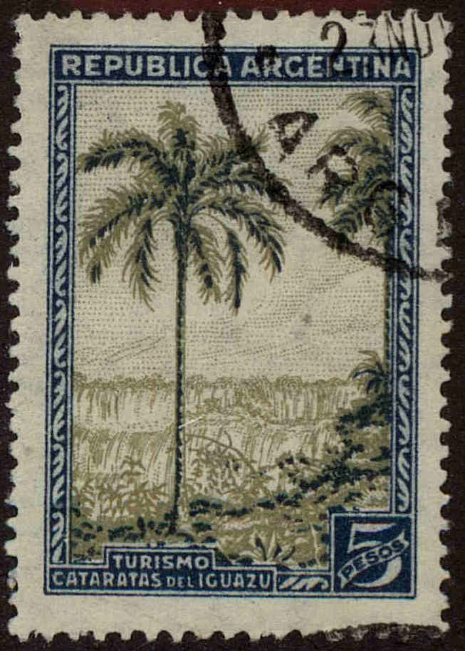 Front view of Argentina 448 collectors stamp