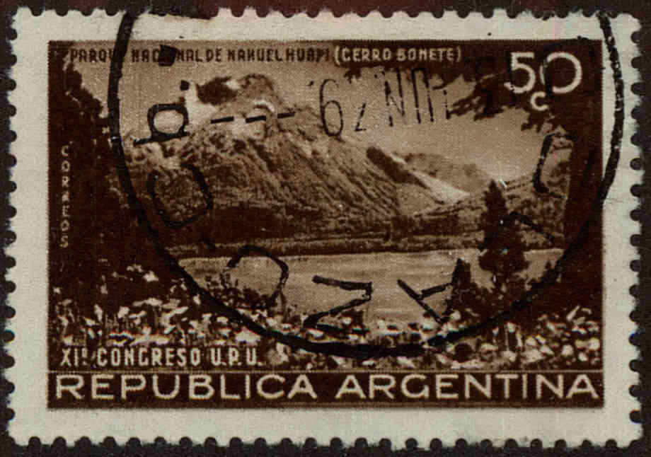 Front view of Argentina 463 collectors stamp