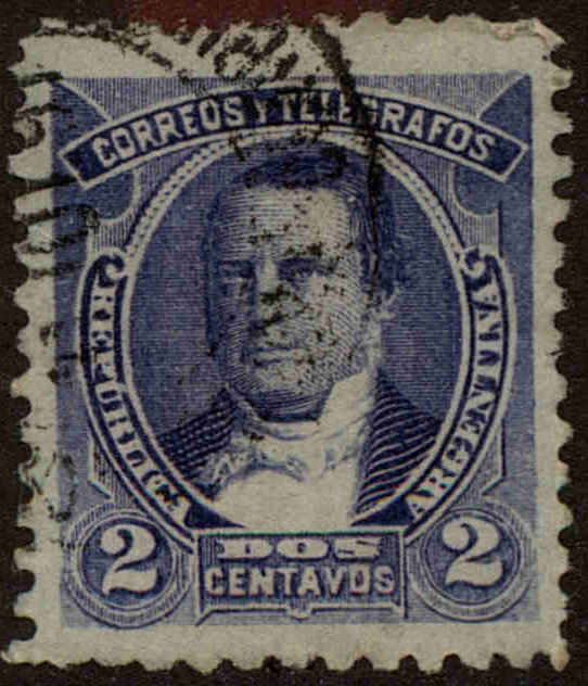 Front view of Argentina 76 collectors stamp