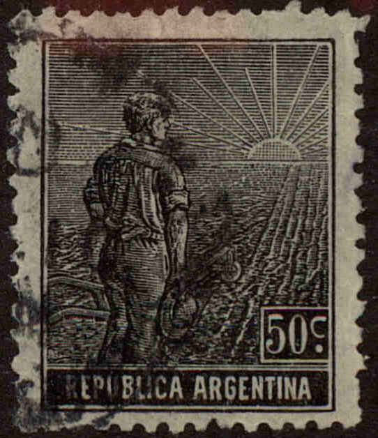 Front view of Argentina 188 collectors stamp