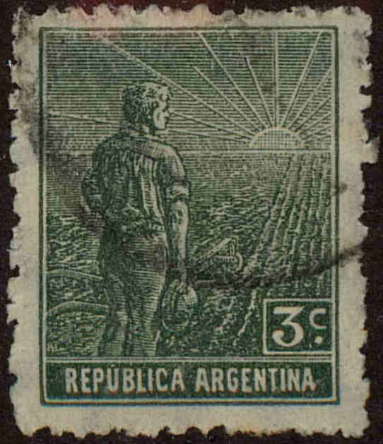 Front view of Argentina 192 collectors stamp