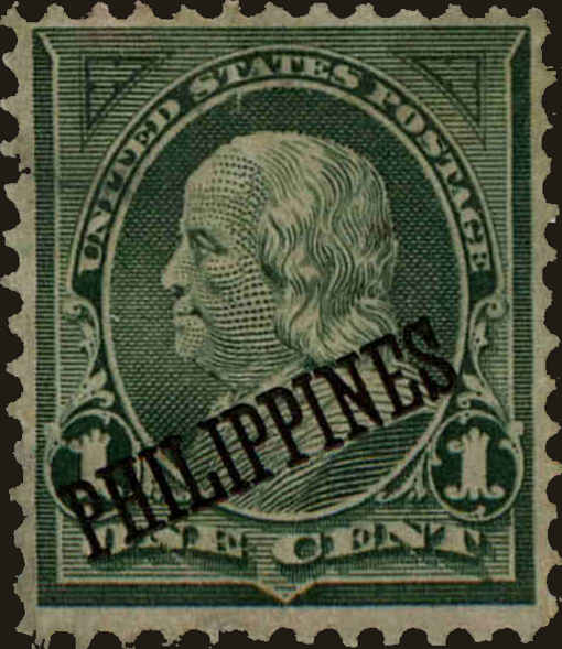 Front view of Philippines (US) 213 collectors stamp