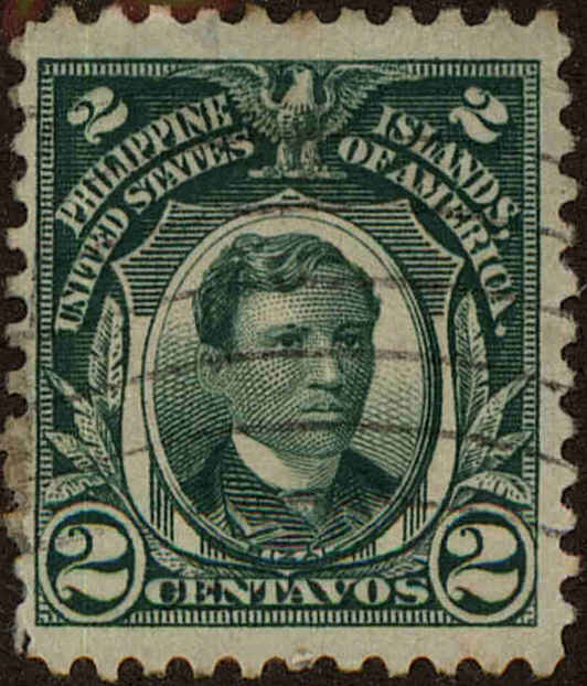 Front view of Philippines (US) 285 collectors stamp
