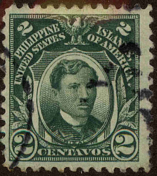Front view of Philippines (US) 285 collectors stamp