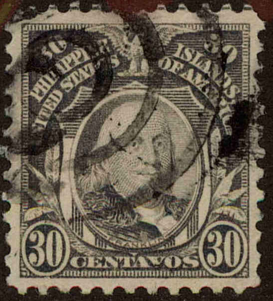 Front view of Philippines (US) 289C collectors stamp