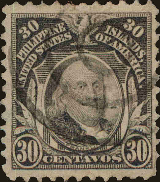 Front view of Philippines (US) 289C collectors stamp