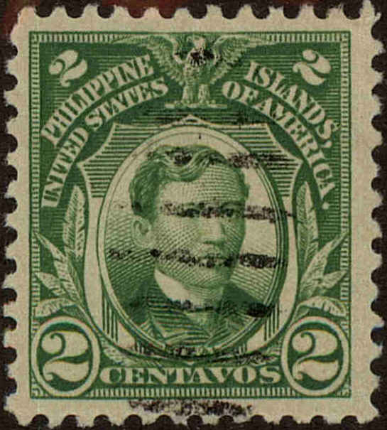 Front view of Philippines (US) 290 collectors stamp