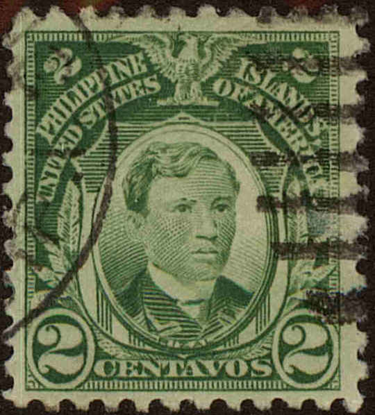 Front view of Philippines (US) 290 collectors stamp