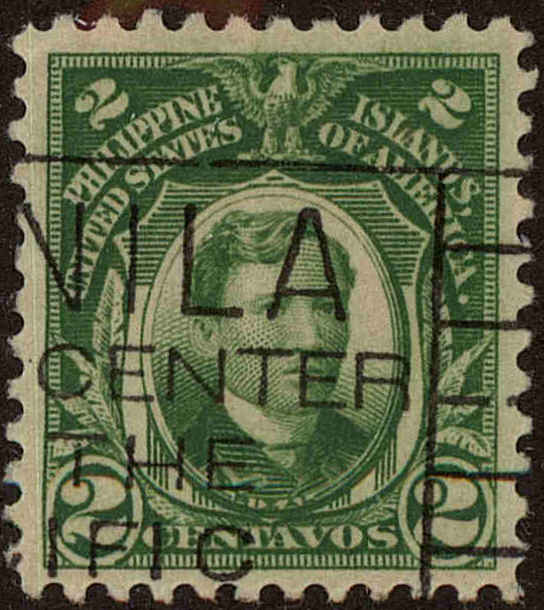 Front view of Philippines (US) 290 collectors stamp