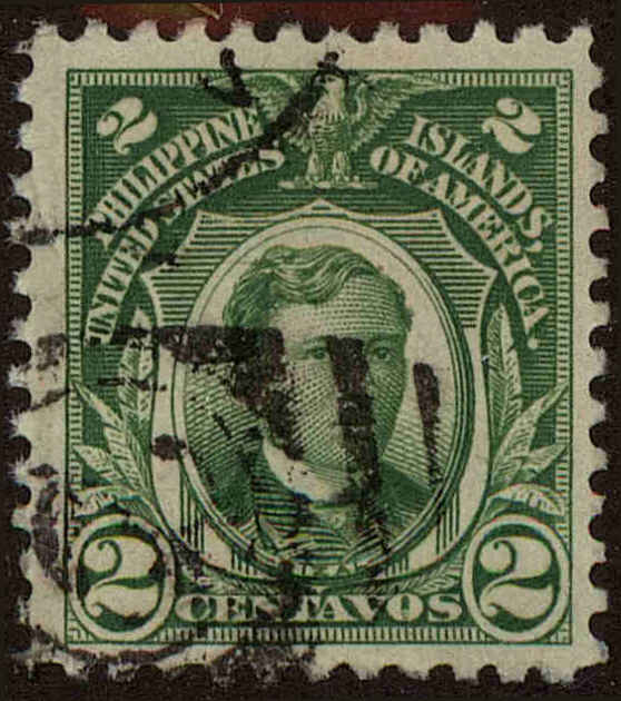 Front view of Philippines (US) 290 collectors stamp