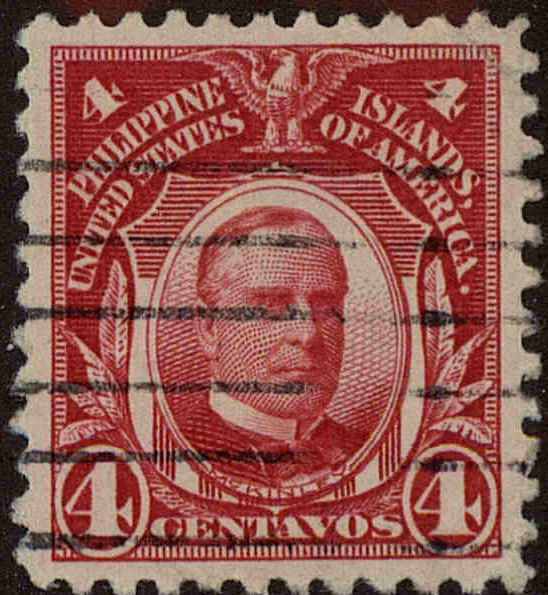 Front view of Philippines (US) 291 collectors stamp