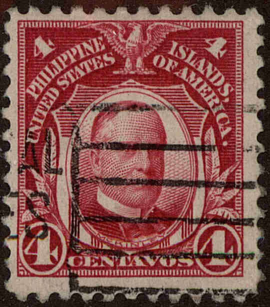 Front view of Philippines (US) 291 collectors stamp