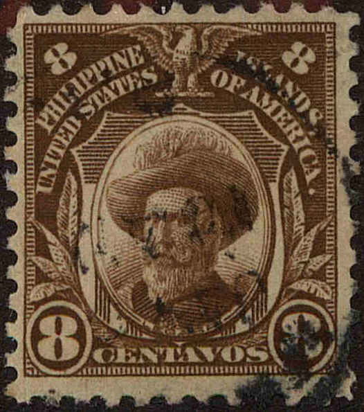 Front view of Philippines (US) 293a collectors stamp