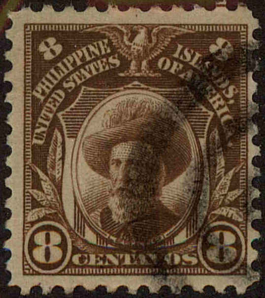 Front view of Philippines (US) 293a collectors stamp