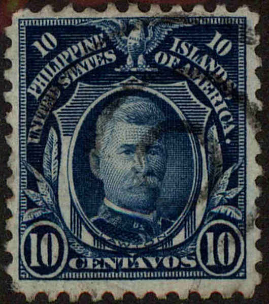 Front view of Philippines (US) 294 collectors stamp