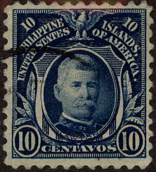 Front view of Philippines (US) 294 collectors stamp