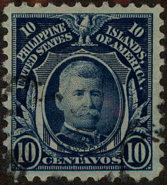 Front view of Philippines (US) 294 collectors stamp