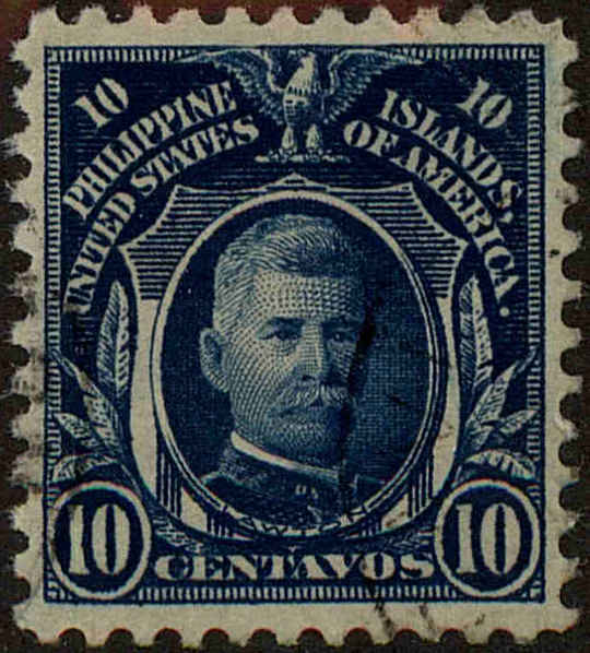 Front view of Philippines (US) 294 collectors stamp