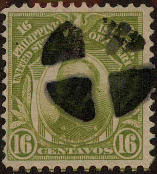 Front view of Philippines (US) 296 collectors stamp