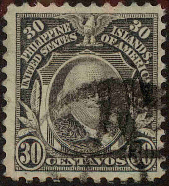 Front view of Philippines (US) 299 collectors stamp