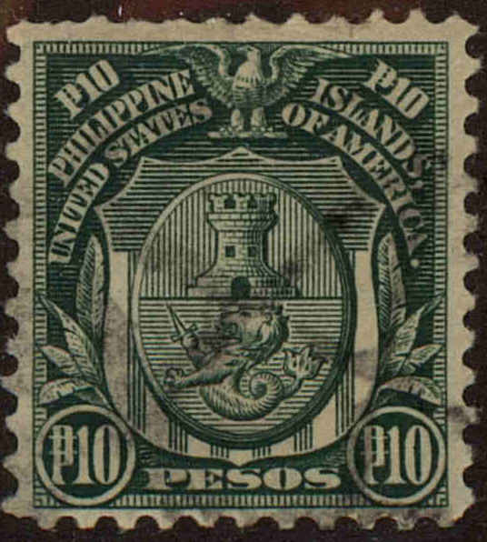 Front view of Philippines (US) 304 collectors stamp