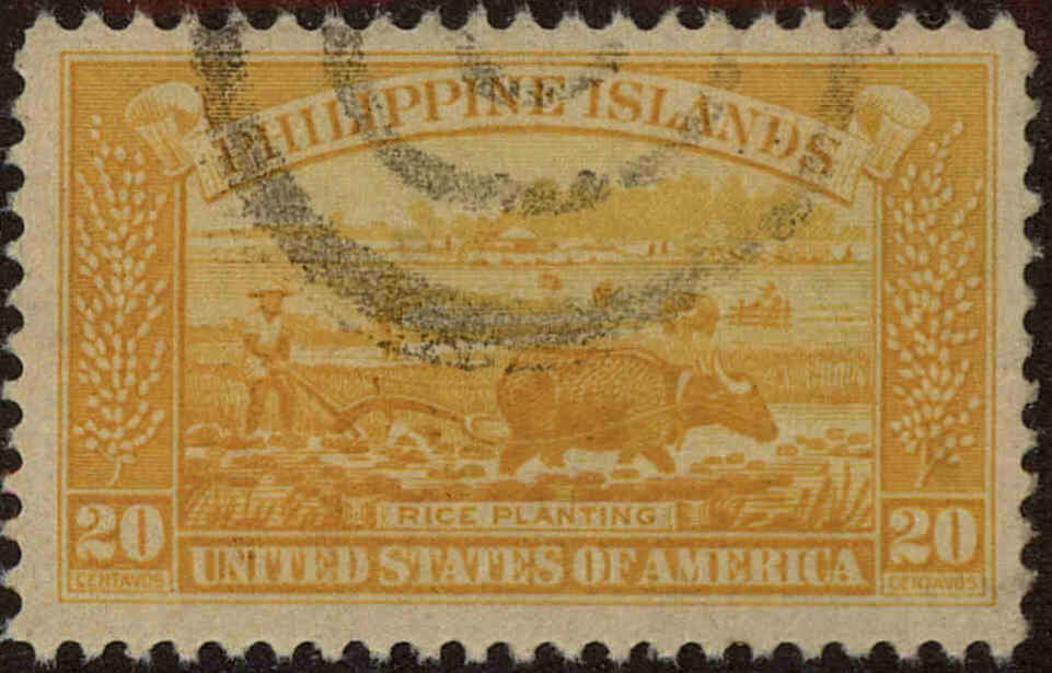 Front view of Philippines (US) 358 collectors stamp