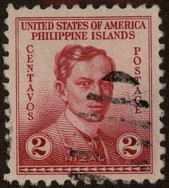 Front view of Philippines (US) 383 collectors stamp